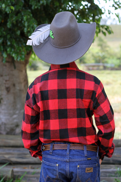 Tal Pai Tal Filho, Kit Camisa Flanela Xadrez Cowboy 2 Peças na internet