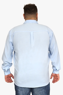 Camisa Social Plus Size Adulto Manga Longa Básica - comprar online