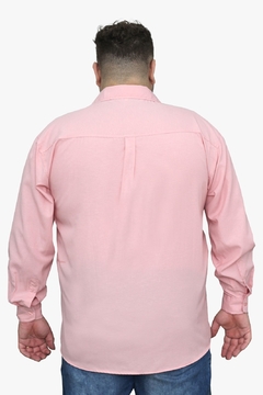 Camisa Social Plus Size Adulto Manga Longa Básica - Maximus Confecções