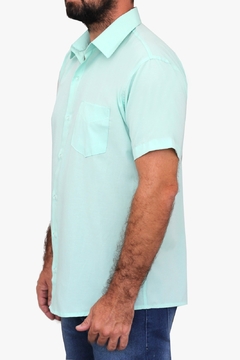 Camisa Basica Adulto Manga Curta Social P Ao GG - comprar online