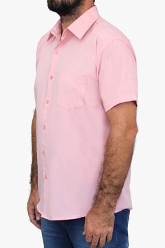Camisa Basica Adulto Manga Curta Social P Ao GG - comprar online