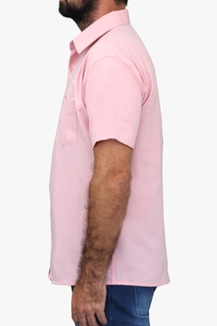 Camisa Basica Adulto Manga Curta Social P Ao GG na internet