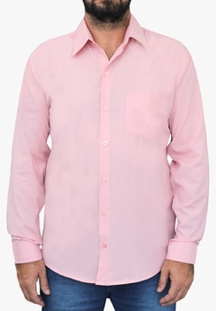 Camisa Social Manga Longa Masculina Com Bolso