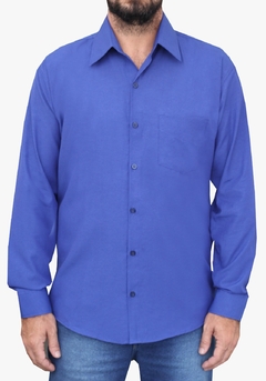 Camisa Social Manga Longa Masculina Com Bolso