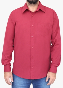 Camisa Social Manga Longa Masculina Com Bolso