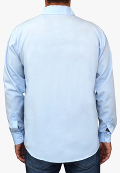 Camisa Social Manga Longa Masculina Com Bolso - Maximus Confecções