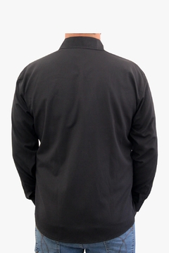 Camisa Social Manga Longa Masculina Com Bolso na internet