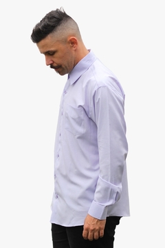 Camisa Social Manga Longa Masculina Com Bolso na internet