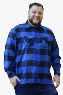 Imagem do Camisa Flanela Tamanho Grande Plus Size Kit 3 Peças Promoção
