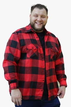 Camisa Flanela Tamanho Grande Plus Size Kit 3 Peças Promoção - Maximus Confecções