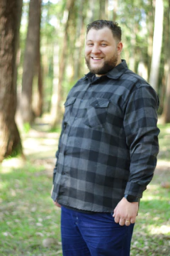 Camisa Flanela Xadrez Adulto Cowboy Plus Size na internet