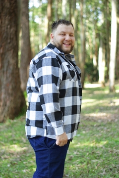 Imagem do Camisa Flanela Xadrez Adulto Cowboy Plus Size