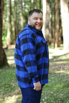 Imagem do Camisa Flanela Xadrez Adulto Cowboy Plus Size