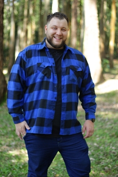 Camisa Flanela Xadrez Adulto Cowboy Plus Size - Maximus Confecções