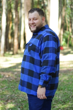 Camisa Flanela Xadrez Adulto Cowboy Plus Size - comprar online