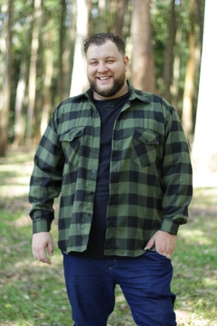 Camisa Flanela Xadrez Adulto Cowboy Plus Size - Maximus Confecções