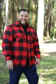 Camisa Flanela Xadrez Adulto Cowboy Plus Size - comprar online