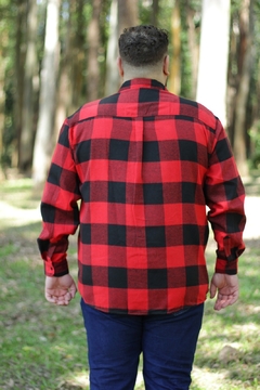 Imagem do Camisa Flanela Xadrez Adulto Cowboy Plus Size