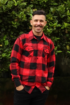 Camisa De Flanela Adulto Masculina Manga Longa Xadrez
