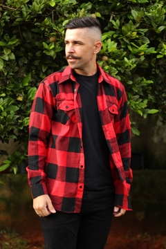 Camisa De Flanela Adulto Masculina Manga Longa Xadrez - Maximus Confecções