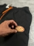 BERMUDA HGH PRETA LOGO LARANJA - comprar online