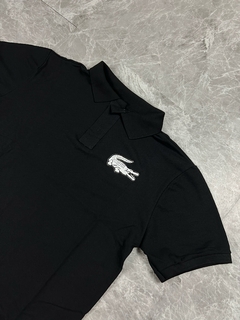 Imagem do GOLA POLO LCST BIG CROC ALL BLACK