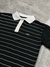 GOLA POLO LACOSTE SPORTS LISTRADA / PRETO - BRANCO - comprar online