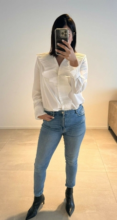 CAMISA RUFFLED WHT - comprar online