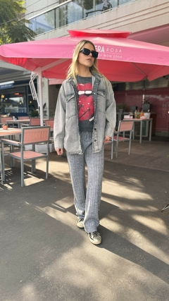 CAMISA GREY DENIM
