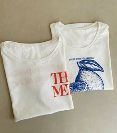 REMERA MET&LEMON