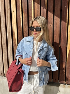 CAMPERA LIGHT DENIM MULTIPOCKET - Garbis