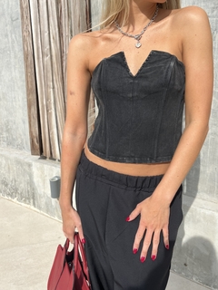 CORSET DENIM NEGRO en internet