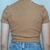 Cropped Blusa Lisa Básico Malha Canelada K2B Saisuna - Martinha Modas