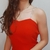 Vestido Tubinho Em Crepe Acetinado Vermelho - comprar online