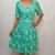 Vestido Midi Feminino Estampado com Decote Quadrado