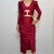 Conjunto Cropped e Saia Princesa Cor Vinho - loja online