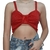 Cropped Top Laço com Brilho Blusa Moda Feminina - comprar online