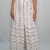 Vestido Longo Listrado com Botões Frontais - loja online