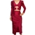 Imagem do Conjunto Cropped e Saia Princesa Cor Vinho