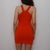 Vestido Decote Cruzado Tubinho Laranja - comprar online