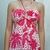 Vestido Longo Estampado Tropical com Recorte e Detalhe de Nó - Martinha Modas