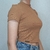 Cropped Blusa Lisa Básico Malha Canelada K2B Saisuna - loja online