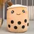 Almofada Milk shake - Recheado Cartoon Fruit Bubble Tea Cup Brinquedos de pelúcia, Soft Abraço - comprar online