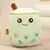 Almofada Milk shake - Recheado Cartoon Fruit Bubble Tea Cup Brinquedos de pelúcia, Soft Abraço na internet