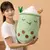 Imagem do Almofada Milk shake - Recheado Cartoon Fruit Bubble Tea Cup Brinquedos de pelúcia, Soft Abraço