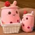 Almofada Milk shake - Recheado Cartoon Fruit Bubble Tea Cup Brinquedos de pelúcia, Soft Abraço