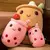 Almofada Milk shake - Recheado Cartoon Fruit Bubble Tea Cup Brinquedos de pelúcia, Soft Abraço na internet
