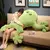 Almofada Grande sapo verde real - brinquedo de pelúcia simulação deitado sapos - Macio - Travesseiro fofo - comprar online