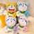 Doraemon-Brinquedos de pelúcia estilo clássico, confissão de sorte, Festival, - Bafofa