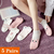 Meias de orelhas rosa, gatinha, tornozelo, tubo curto - kit com 5 pares - Bafofa